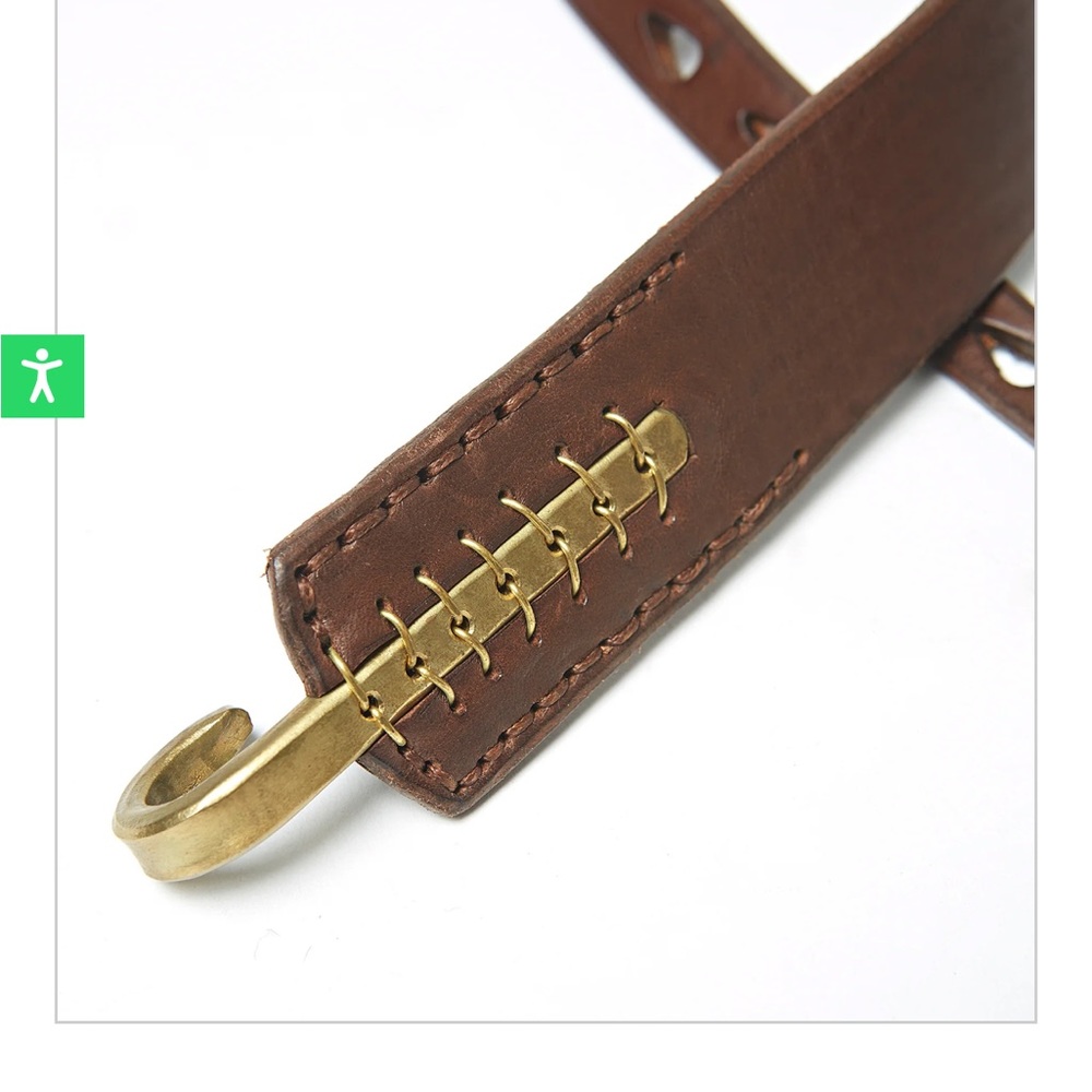 Johnny Farah leather belt